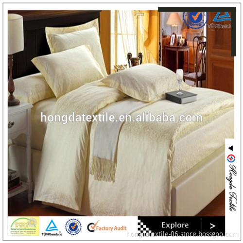 hot sale 100% cotton Jacquard satin silk bedding set
